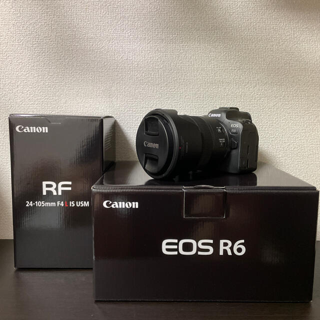 スマホ/家電/カメラCanon eos R6 ボディ　RF 24-105mm f4 l is usm