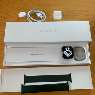 アップルウォッチ(Apple Watch)の最終値下げ美品AppleWatch series6 GPS44mm 本体　おまけ(腕時計(デジタル))