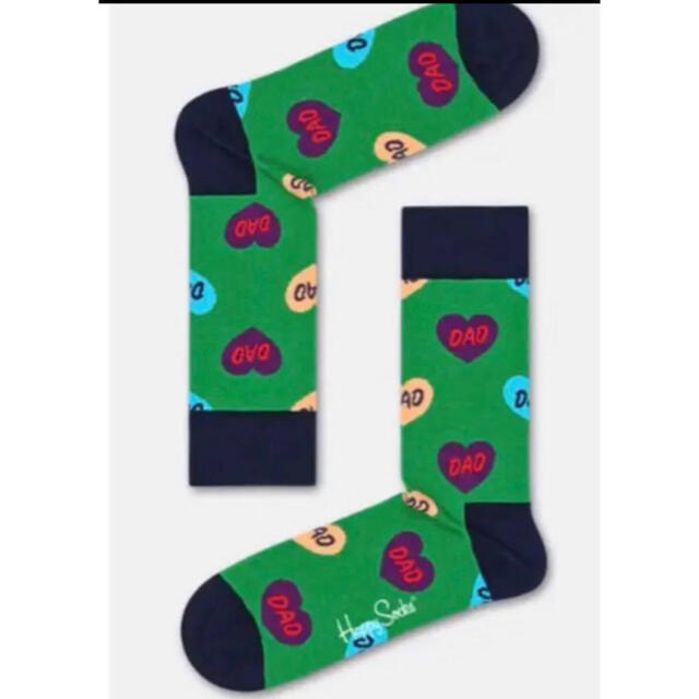 HIPPY HAPPY YUPPY BOO(ヒッピーハッピーヤッピブー)の【タイムセール】Happy Socks  I love you dad  メンズのレッグウェア(ソックス)の商品写真