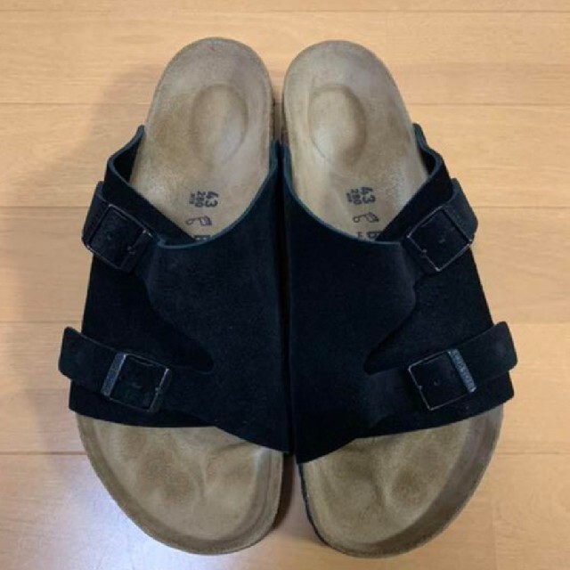 BIRKENSTOCK　チューリッヒ　ブラック　スエード　43