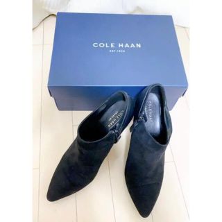 コールハーン(Cole Haan)の★コールハーンCOLE  HAAN ショートブーツ★ブラック23.5cm★(ブーツ)