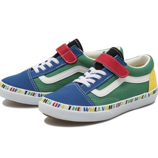 VANS(ヴァンズ)のVANS オールドスクール キッズ　スニーカー　カラフル　18cm キッズ/ベビー/マタニティのキッズ靴/シューズ(15cm~)(スニーカー)の商品写真