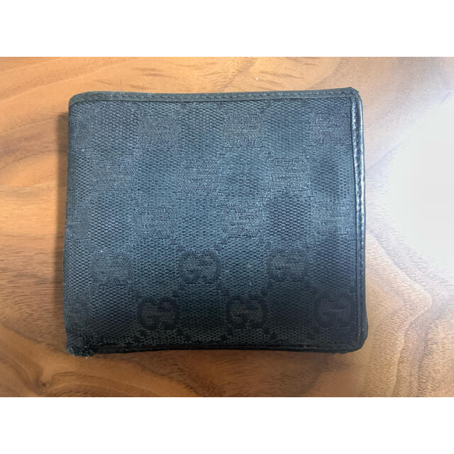 Gucci   GUCCI グッチ 財布 二つ折り財布 黒 モノグラムの通販 by つみ