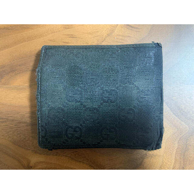 Gucci(グッチ)のGUCCI グッチ 財布 二つ折り財布 黒 モノグラム メンズのファッション小物(折り財布)の商品写真