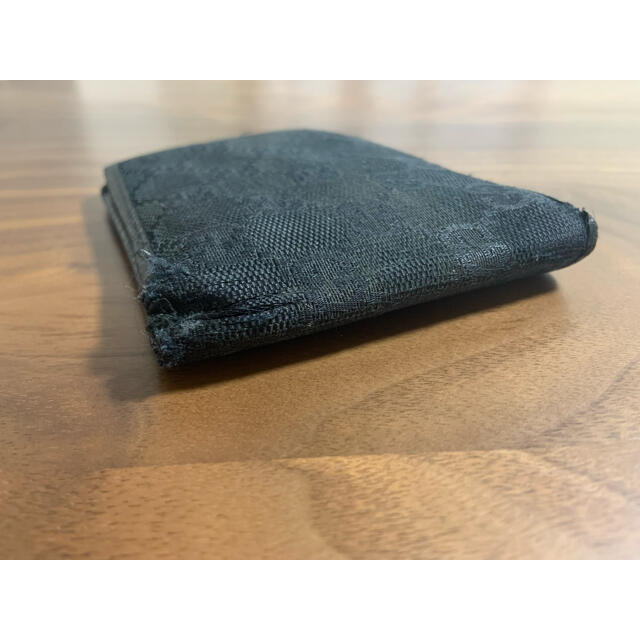 Gucci(グッチ)のGUCCI グッチ 財布 二つ折り財布 黒 モノグラム メンズのファッション小物(折り財布)の商品写真
