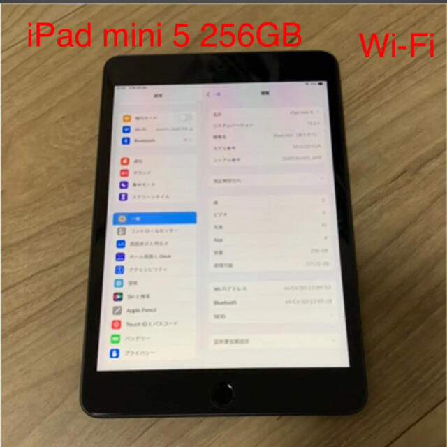iPad(アイパッド)のiPad mini5 256GB スペースグレイ　おまけ付き（新品ケース） スマホ/家電/カメラのPC/タブレット(タブレット)の商品写真