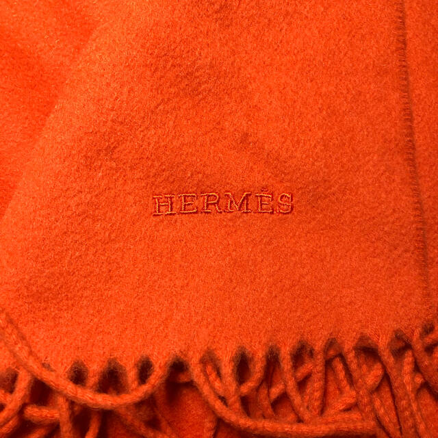 Hermes(エルメス)のHERMES　　マフラショール　ストール　ブランケット　大判　カシミヤ　 レディースのファッション小物(マフラー/ショール)の商品写真