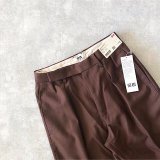 ユニクロ(UNIQLO)のUNIQLO U✽ユニクロユー✽ウールブレンドタックパンツ58(カジュアルパンツ)