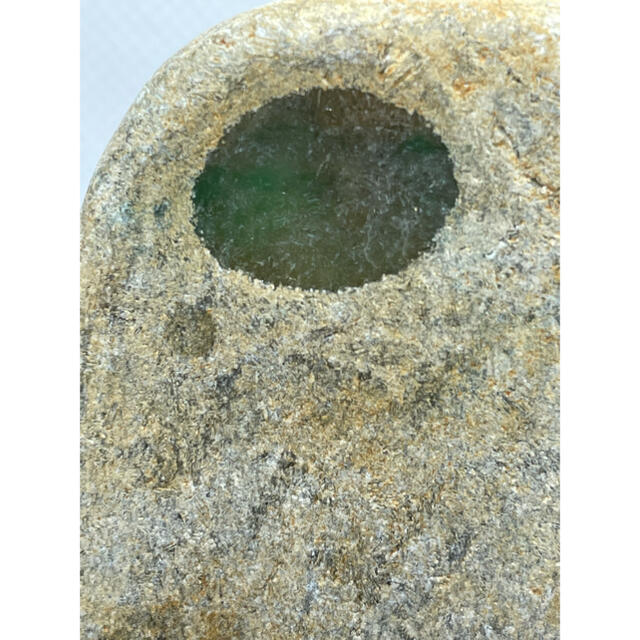 天然石 翡翠 ジェダイト 原石① インテリア/住まい/日用品のインテリア小物(置物)の商品写真