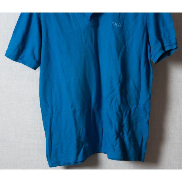 FILA(フィラ)のFILA フィラ　ポロシャツ　青 メンズのトップス(ポロシャツ)の商品写真