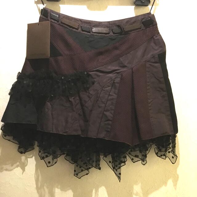 グリーン・ホワイト系 完成品♪ ルイヴィトン 装飾スカート36 - ミニ