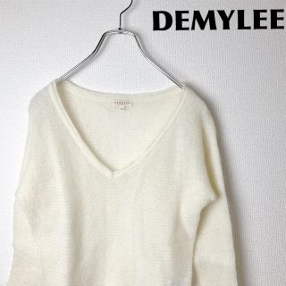 アーメン(ARMEN)のDEMYLEE／Vネックモヘアニット(ニット/セーター)