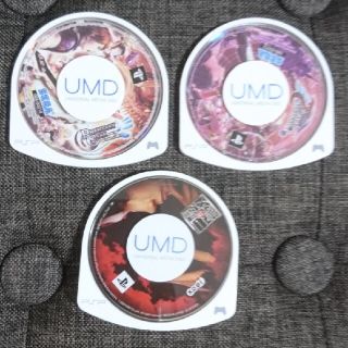 プレイステーションポータブル(PlayStation Portable)のPSPソフト ソフトのみ3本セット(携帯用ゲームソフト)