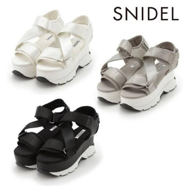 snidel♡スニーカーソールサンダル