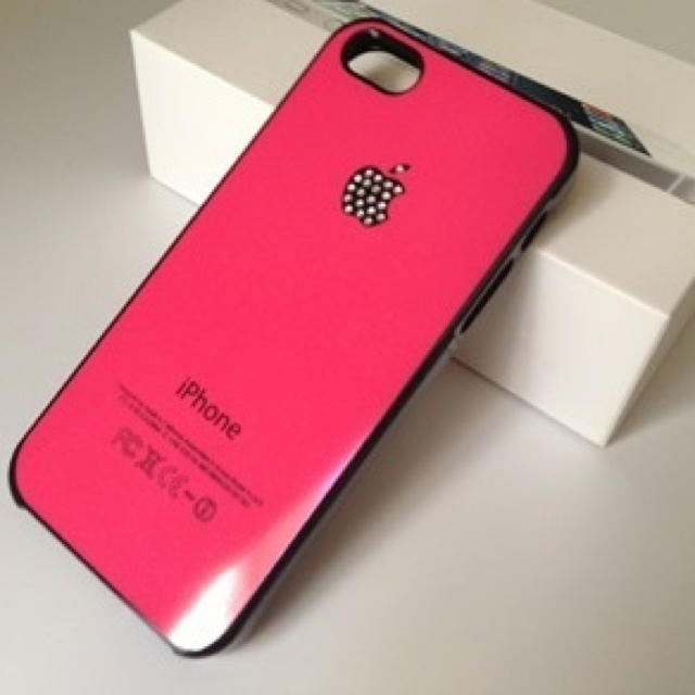 iPhone5ラインストーンラバーケース スマホ/家電/カメラのスマホアクセサリー(モバイルケース/カバー)の商品写真