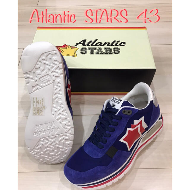 メンズ☑️【新品】ATLANTIC STARS 43 PEGASUS ネイビー