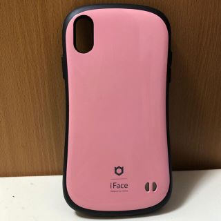 iPhoneXR アイフェイス　スマホカバー　ピンク(iPhoneケース)