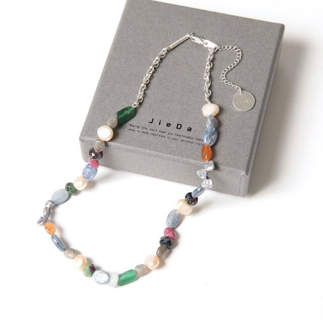 Jieda mix stone necklace ネックレス