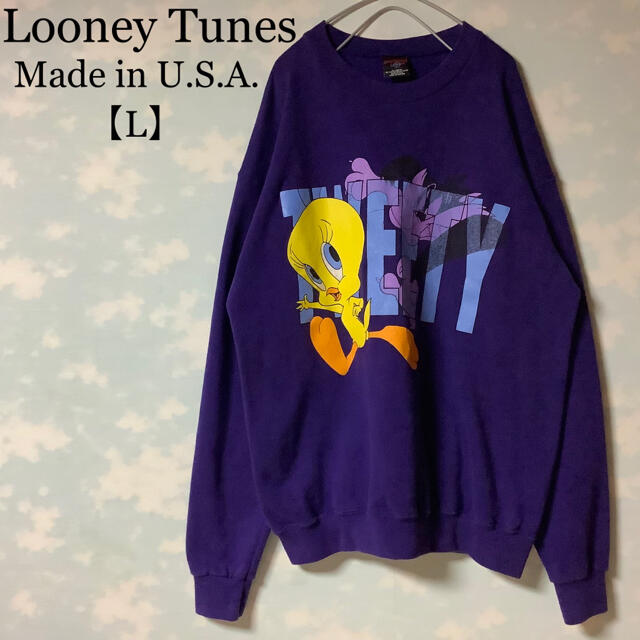 USA製 Looney Tunes スウェット Tweety Sylvester