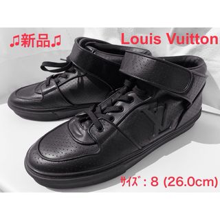 ルイヴィトン(LOUIS VUITTON)の☆新品未使用☆Louis Vuitton ルイヴィトン スニーカー 黒(スニーカー)