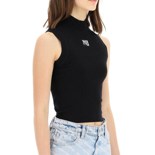 Alexander Wang(アレキサンダーワン)のalexanderwang FOUNDATION BODYCON MUSCLE レディースのトップス(Tシャツ(半袖/袖なし))の商品写真