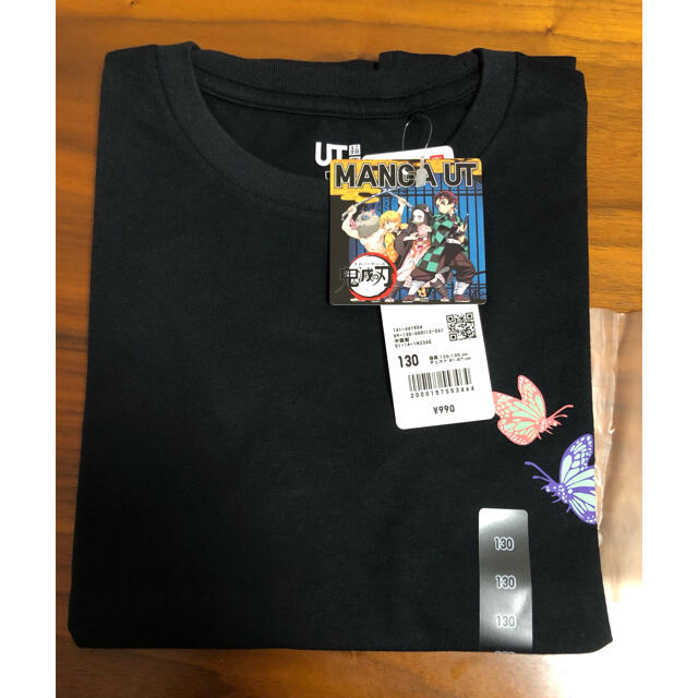 UNIQLO(ユニクロ)のKIDS アニメ 鬼滅の刃 UT グラフィックTシャツ 半袖 キッズ/ベビー/マタニティのキッズ服女の子用(90cm~)(Tシャツ/カットソー)の商品写真