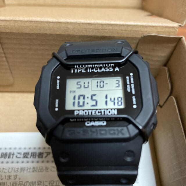 N.HOOLYWOOD(エヌハリウッド)のN.HOOLWOOD ×G-SHOCK DW-5600NH-1JR 中古 メンズの時計(腕時計(デジタル))の商品写真