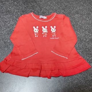 ミキハウス(mikihouse)の【あちゃも様専用】ミキハウス うさこちゃん カットソー(80cm)(Ｔシャツ)