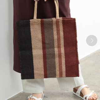 アダムエロぺ(Adam et Rope')のMaison bengal JUITE BAG MEDIUM アダムエロペ(トートバッグ)