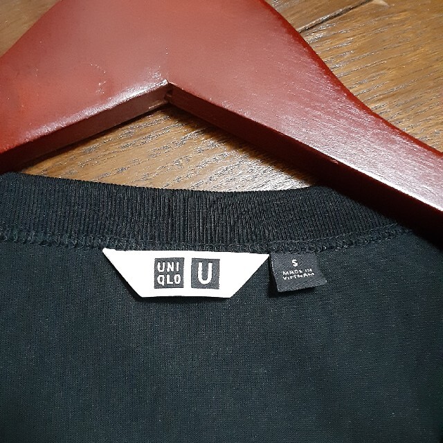 UNIQLO(ユニクロ)のユニクロ UNIQLO エアリズムコットンAラインロングワンピース S ブラック レディースのワンピース(ロングワンピース/マキシワンピース)の商品写真