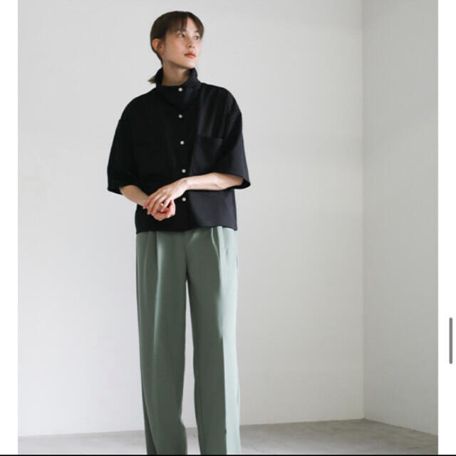 TODAYFUL(トゥデイフル)のselect MOCA  2021 S/S ハイネックスムースルーズシャツ レディースのトップス(シャツ/ブラウス(長袖/七分))の商品写真