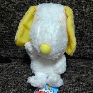 スヌーピー(SNOOPY)のSNOOPY スヌーピー  おすわり カラフル ぬいぐるみ 黄色 イエロー(ぬいぐるみ)