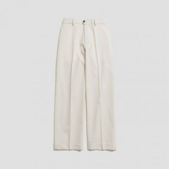 MARKAWEAR(マーカウェア)のmarkaware flat front trousers ecru サイズ1 メンズのパンツ(スラックス)の商品写真