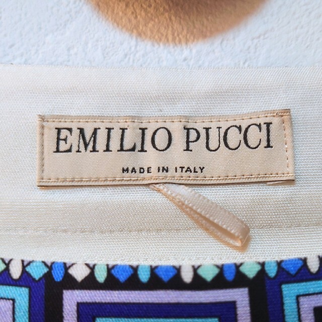 EMILIO PUCCI - 【美品】エミリオプッチ シルク100% 長袖ブラウス