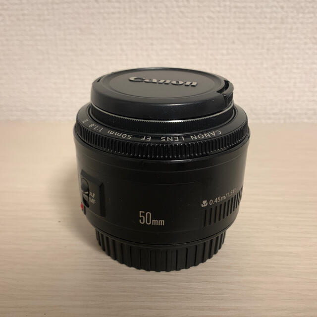 お値打ち  Canon EF50mm F1.8 ll  レンズフィルター付50mm