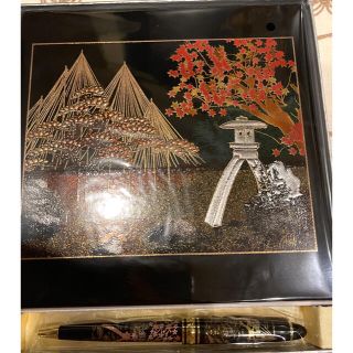 【はのこ様専用】山中漆器　マウスパッドとペンのセット(漆芸)