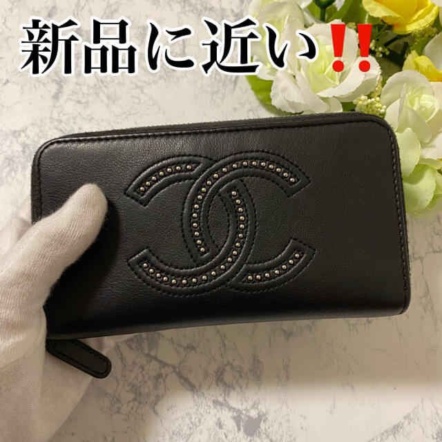 限界価格‼️正規品☆美品！シャネル2番台‼️ ミニ財布　ブラック