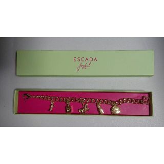 ESCADA joyful Perfume ゴールド チャームブレスレット(ブレスレット/バングル)