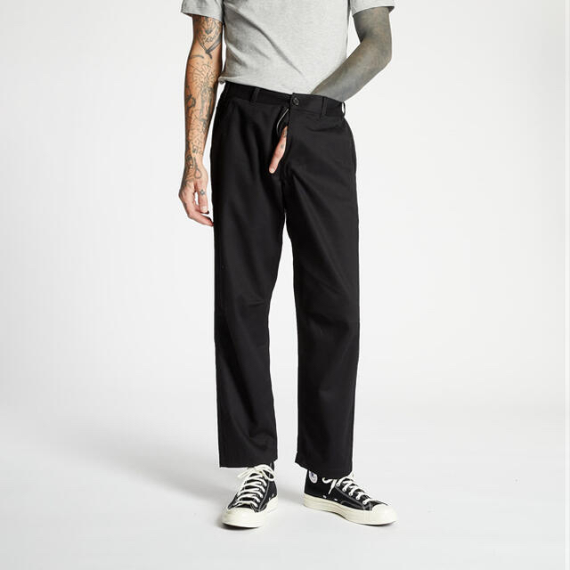 コムデギャルソンシャツ TWILL PANTS ブラック S | フリマアプリ ラクマ