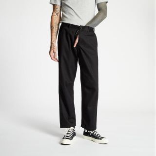 コムデギャルソン(COMME des GARCONS)のコムデギャルソンシャツ TWILL PANTS ブラック S(チノパン)