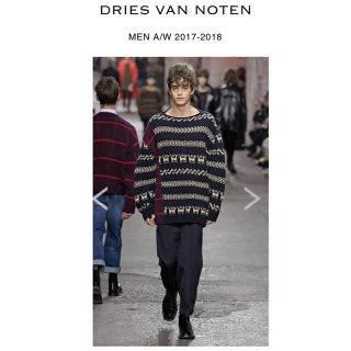 ドリスヴァンノッテン(DRIES VAN NOTEN)のドリス　AW ショールック　ニット　サイズS(ニット/セーター)