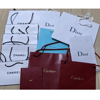 シャネル(CHANEL)のブランドショッパー まとめ売り Dior CHANEL Cartier など(ショップ袋)