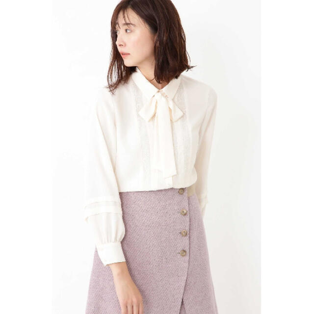 【20SS】美品♪JILLSTUARTハーモニアボウタイ付ブラウス