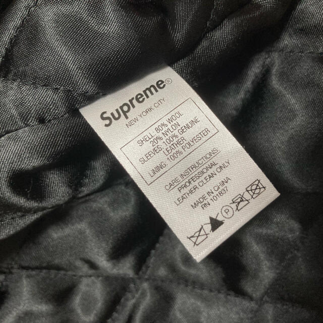 supreme 正規品　Team Varsity Jacket オレンジ　S