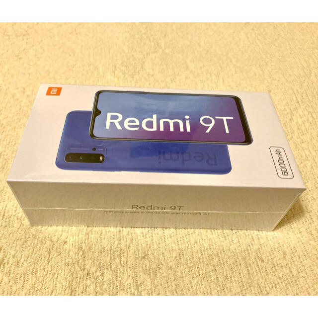 ANDROID(アンドロイド)のXiaomi Redmi 9T カーボングレー 未開封 スマホ/家電/カメラのスマートフォン/携帯電話(スマートフォン本体)の商品写真