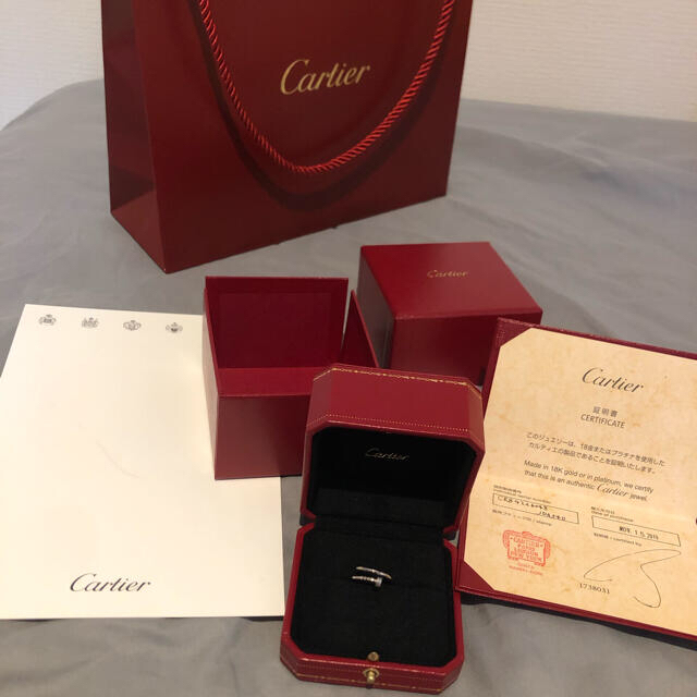 Cartier sm リング 48 ホワイトゴールドの通販 by 買ってください｜カルティエならラクマ - cartier ジュスト アンクル 好評特価