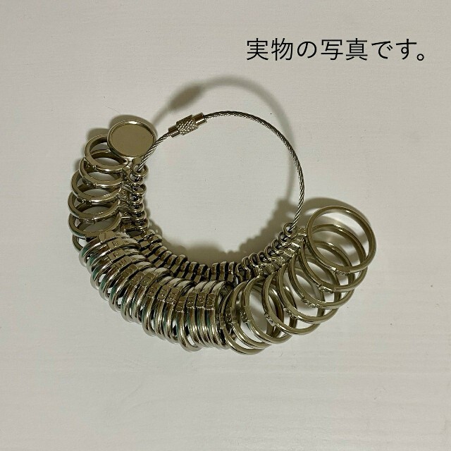 リングゲージ 指サイズ 指輪計測 サイズゲージ レディースのアクセサリー(リング(指輪))の商品写真