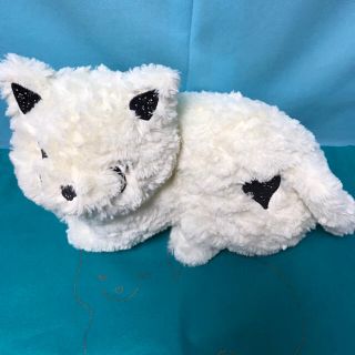リイシューねこちゃん/ホワイト ぬいぐるみ&ショップバックセット