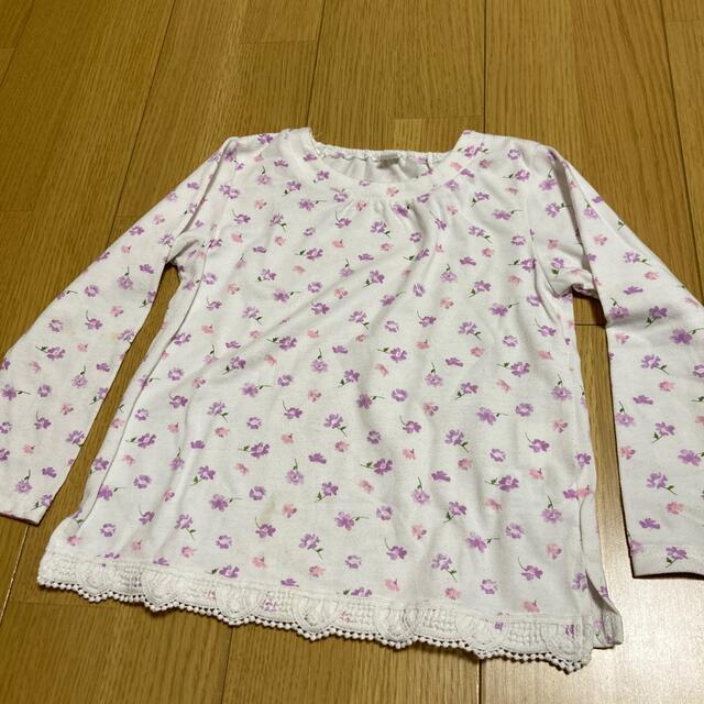 GAP(ギャップ)のギャップ他　女の子　長袖Tシャツ　110  2点セット キッズ/ベビー/マタニティのキッズ服女の子用(90cm~)(Tシャツ/カットソー)の商品写真