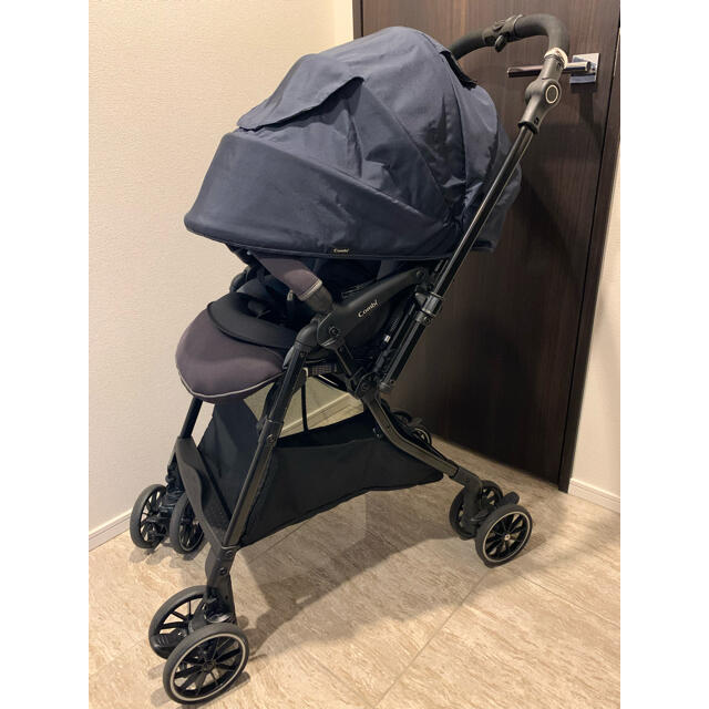 【美品】combi コンビ スゴカルα 4キャス compact エッグショック 1